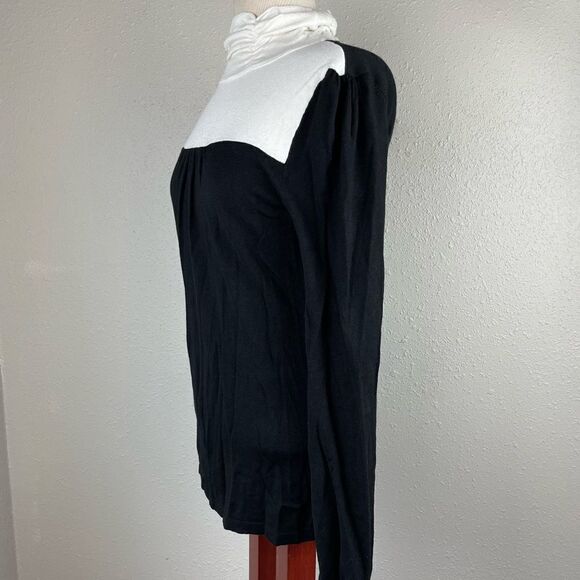 Joseph A. Mock Neck Sweater Top Size L EUC - Picture 4 of 8